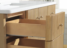 La Jolla 55" Bathroom Vanity Washed Oak