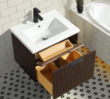 San Diego 24" Floating Bathroom Vanity Walnut