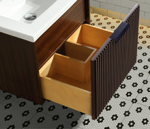 San Diego 24" Floating Bathroom Vanity Walnut
