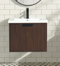 San Diego 24" Floating Bathroom Vanity Walnut