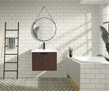 San Diego 24" Floating Bathroom Vanity Walnut