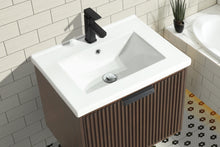 San Diego 24" Floating Bathroom Vanity Walnut