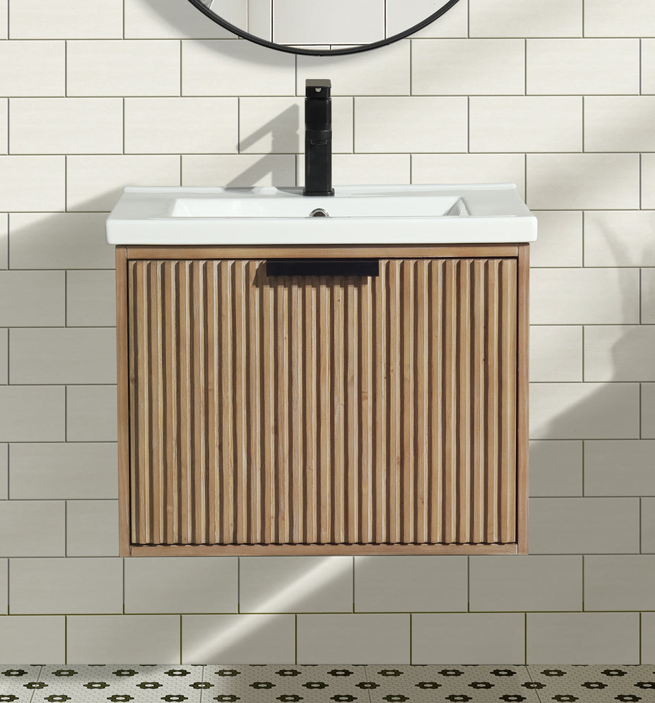 San Diego 24" Bathroom Vanity Weathered Fir Ari Kitchen & Bath