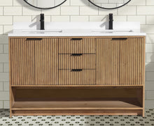 San Diego 55" Freestanding Bathroom Vanity Weathered Fir