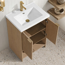 San Diego 24" Freestanding Bathroom Vanity Oak