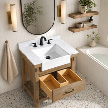 Marina 30" Bathroom Vanity Weathered Fir Finish
