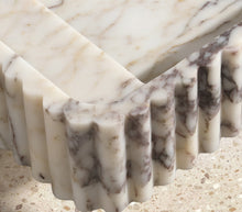 30" Calacatta Viola Fluted Floating Marble Vanity