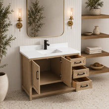 Venice 42" Bathroom Vanity Oak Gray Finish