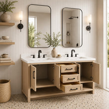 Venice 60" Bathroom Vanity Oak Gray Finish