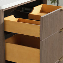 Aria 36" Bathroom Vanity in Smoked Oak
