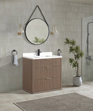 Aria 36" Bathroom Vanity in Smoked Oak