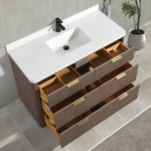 Aria 48" Bathroom Vanity in Smoked Oak