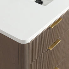 Aria 48" Bathroom Vanity in Smoked Oak