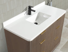 Aria 48" Bathroom Vanity in Smoked Oak
