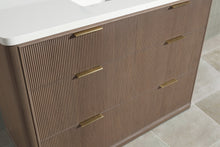 Aria 48" Bathroom Vanity in Smoked Oak