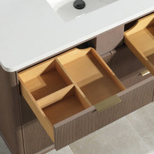 Aria 48" Bathroom Vanity in Smoked Oak