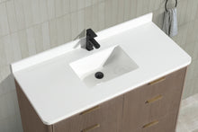 Aria 48" Bathroom Vanity in Smoked Oak