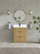 Calamigo 30" Bathroom Vanity Oak