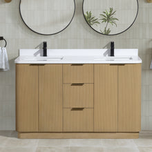 Calamigo 55" Bathroom Vanity Oak
