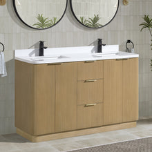 Calamigo 55" Bathroom Vanity Oak