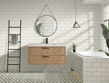 Carlsbad 42" Floating Bathroom Vanity Weathered Fir