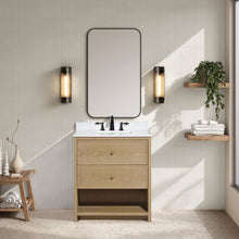 Carolina 30" Bathroom Vanity Washed Oak