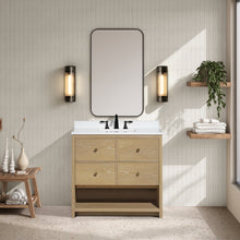 Carolina 36" Bathroom Vanity Washed Oak