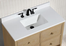 Carolina 36" Bathroom Vanity Washed Oak