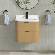 Chantal 24" Floating Bathroom Vanity Oak