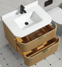 Chantal 30" Floating Bathroom Vanity Oak