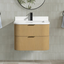 Chantal 30" Floating Bathroom Vanity Oak