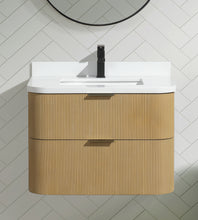 Chantal 30" Floating Bathroom Vanity Oak