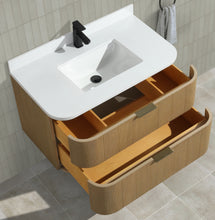 Chantal 36" Floating Bathroom Vanity Oak