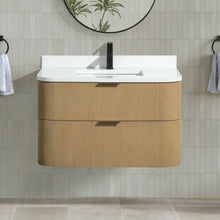 Chantal 36" Floating Bathroom Vanity Oak