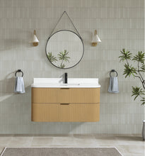 Chantal 42" Floating Bathroom Vanity Oak