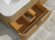 Chantal 60" Floating Bathroom Vanity Oak