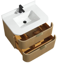 Chantal 30" Floating Bathroom Vanity Oak