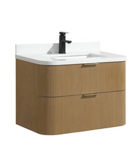Chantal 30" Floating Bathroom Vanity Oak