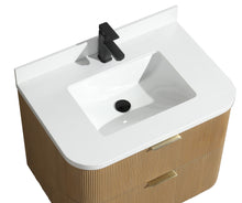 Chantal 30" Floating Bathroom Vanity Oak