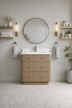 La Jolla 30" Bathroom Vanity Smoked Oak