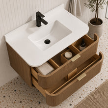 Chantal 36" Floating Bathroom Vanity Smoked Oak