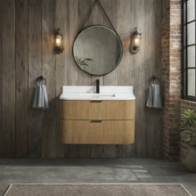 Chantal 36" Floating Bathroom Vanity Oak