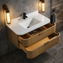 Chantal 36" Floating Bathroom Vanity Oak