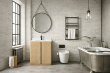 Lucas 30" Bathroom Vanity Washed Oak