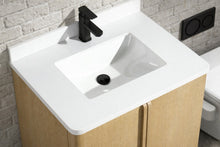 Lucas 30" Bathroom Vanity Washed Oak