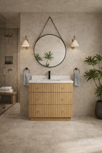 La Jolla 36" Bathroom Vanity Washed Oak