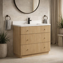 La Jolla 36" Bathroom Vanity Washed Oak