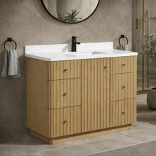 La Jolla 42" Bathroom Vanity Washed Oak