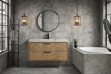 Carlsbad 42" Floating Bathroom Vanity Weathered Fir