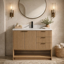 San Diego 36" Freestanding Bathroom Vanity Oak